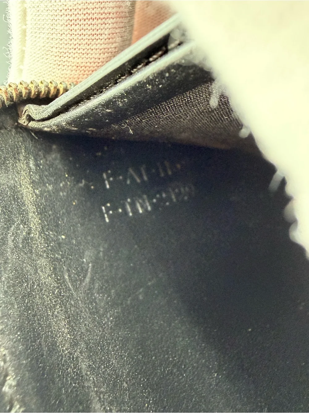 Celine Monogram Zip Around Wallet